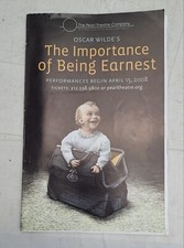 Playbill Program The Importance Of Being Earnest Pearl Theatre Company Wilde