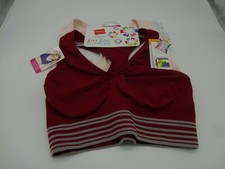 2 Pack Hanes Ultimate Comfy Support Wirefree Bra Glory Red Light Buff Size Small