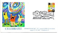 #4407 CELEBRATE! AFDCS AMERICOVER STAMP SHOW 8/19/2017, FLEETWOOD CACHET COVER