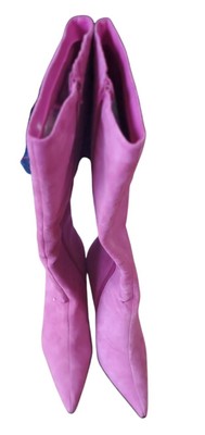 COLIN STUART BOOTS 6 PINK NWT LEATHER UPPER 295.00 RETAIL 