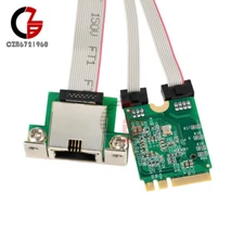 M.2 Key A+E/PCI-E 2.5G Gigabit Ethernet Network Lan Card 1000Mbps RTL8125BG Chip