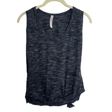 Intimately Free People Womens Cropped Tank Top Size Small Heathered Black