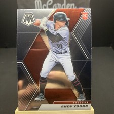 2021 Panini Mosaic Andy Young Arizona Diamondbacks Rookie Baseball Card #210. rookie card picture