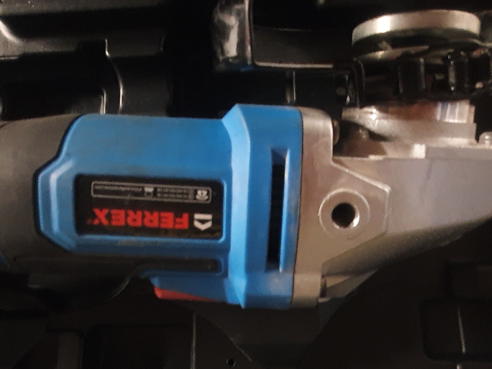 Ferrex 20 Volt Cordless Angle Grinder 125mm. Bare Unit Only . SPARES