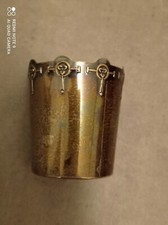 Petit Cache Pot ou Petit Vase Pots De Fleurs En Argent Massif 800