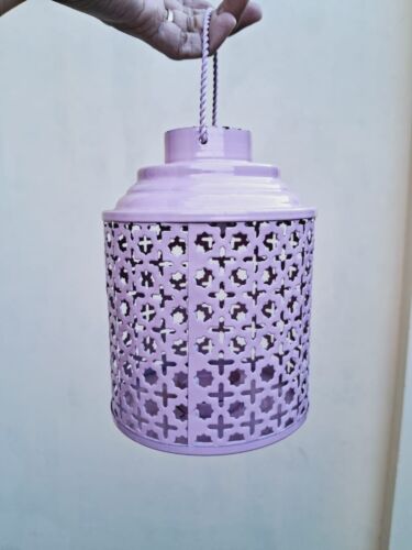2PCS Candle Holder Lantern Metal Round Lantern Medium Hanging Rustic Table Decor - Picture 9 of 10