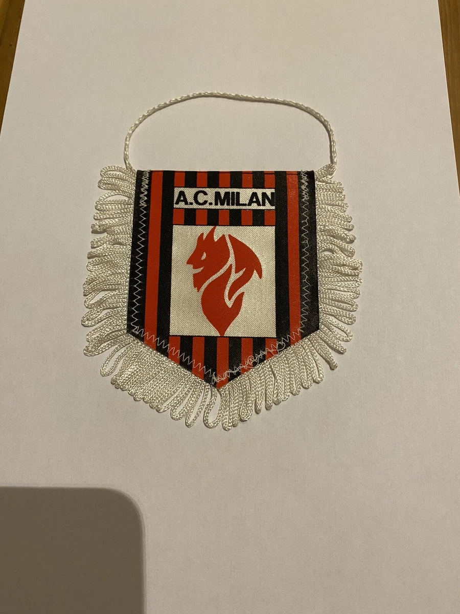 Fanion AC Milan Taille Moyenne - Fabriqué En France, Pour Supporter Ou Décoration