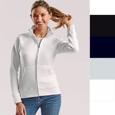 Fruit of the Loom Ladies' Premium Sweat Jacket 62-116-0 Damen Sweatjacke NEU