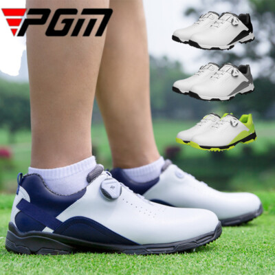 PGM Men Buckle Knob Golf Shoes Waterproof Sneakers Male Anti-skid Golf Trainers