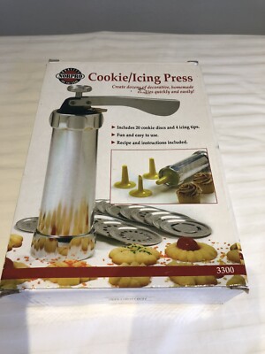 Norpro Cookie/Eisung Presspistole, 20 Scheiben, 4 Glasurspitzen, verpackt
