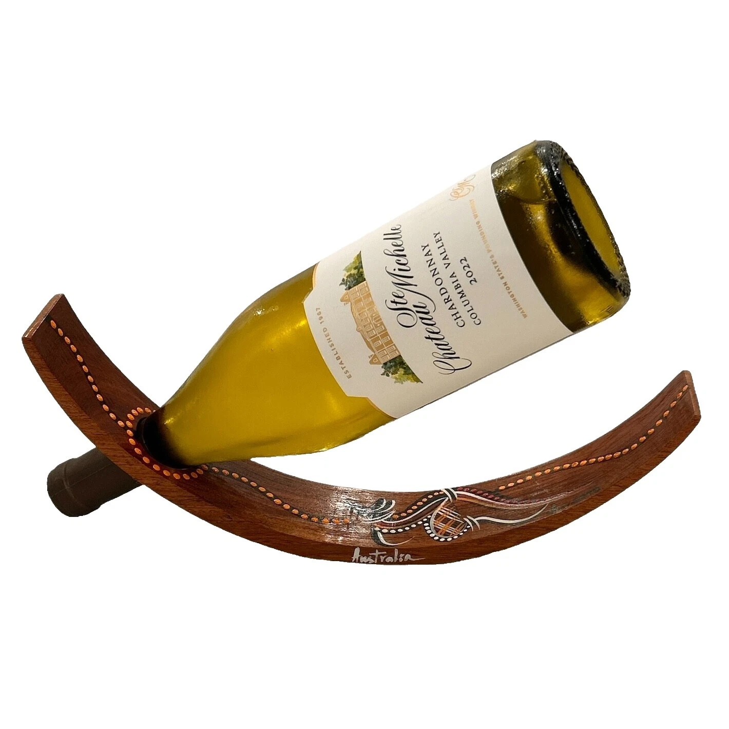 Handmade Brown Countertop Wine Racks & Bottle Holders