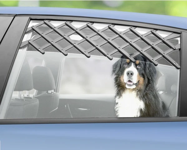 WENKO Hundeschutzgitter Auto Fenstergitter Hundegitter Frischluftgitter Hunde