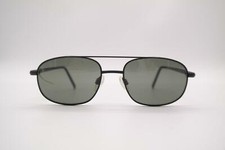 Vintage Nigura N7017 Black Oval Sunglasses Glasses NOS