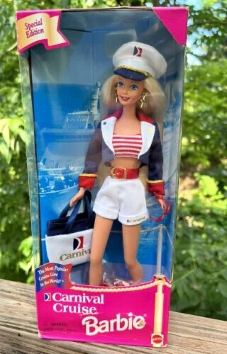 Carnival Cruise Barbie 1997 Special Edition 15186 Vacation Nautical Ship  Vtg HTF