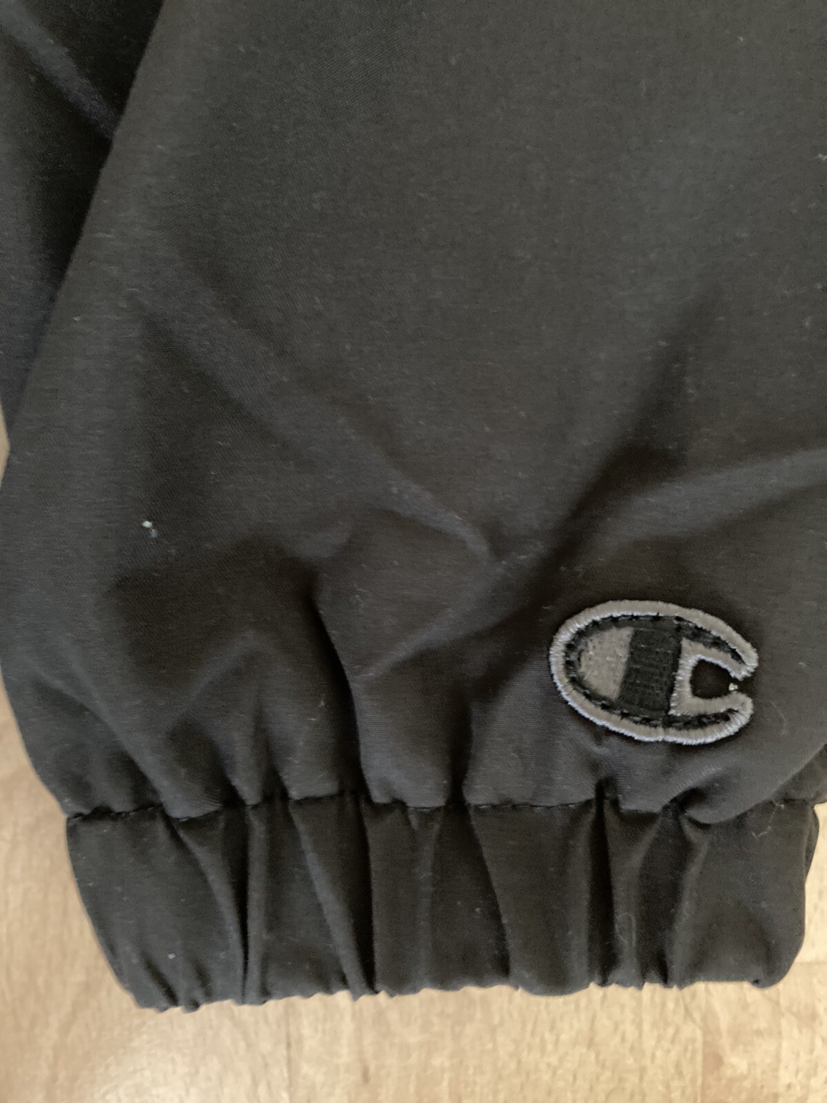 Champion Black 'C' Collection Reverse Weave Full Zip Jacket - Medium - Rare image 4