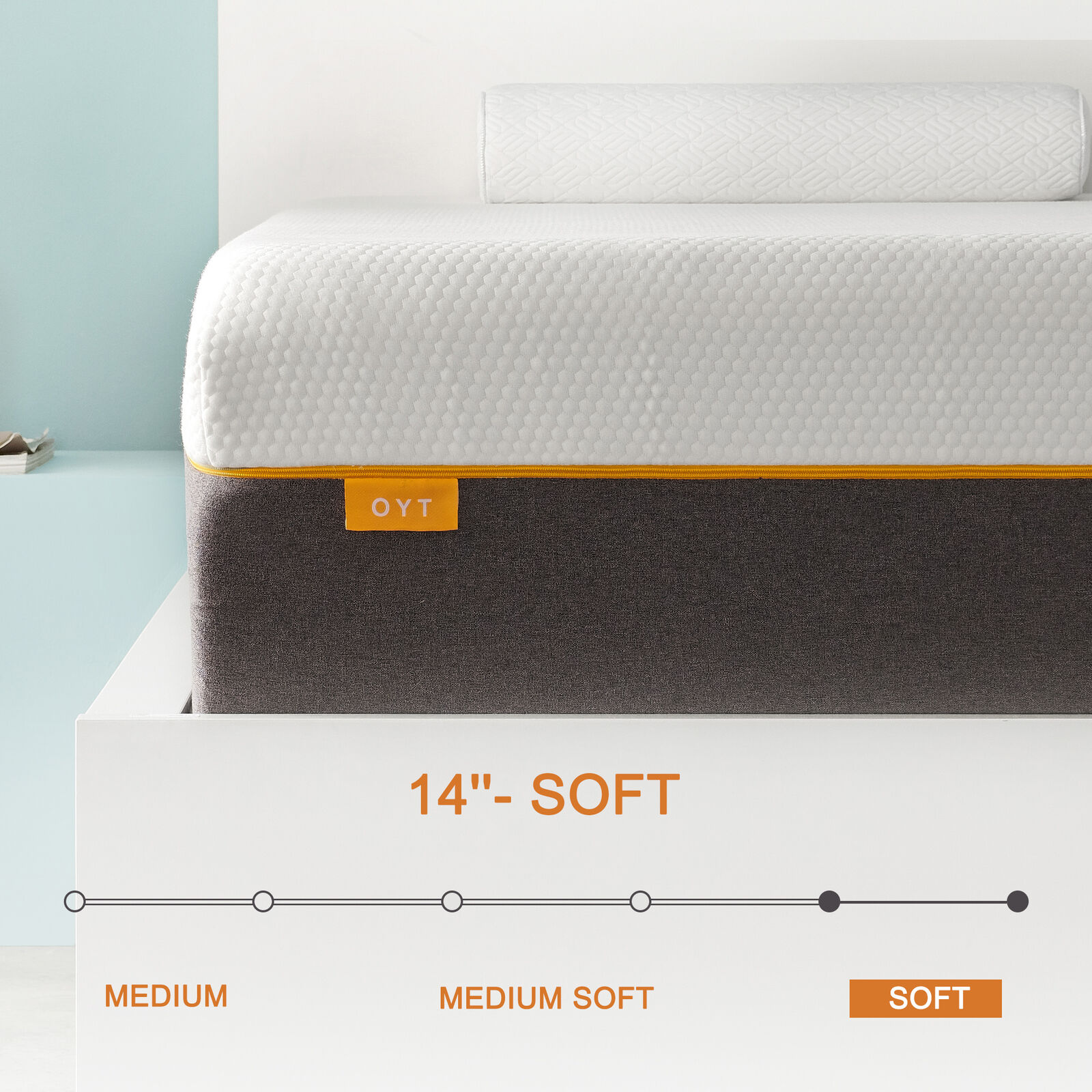 8'' 10'' 12'' Gel Memory Foam Mattress Twin Full Queen King Size Bed In A Box
