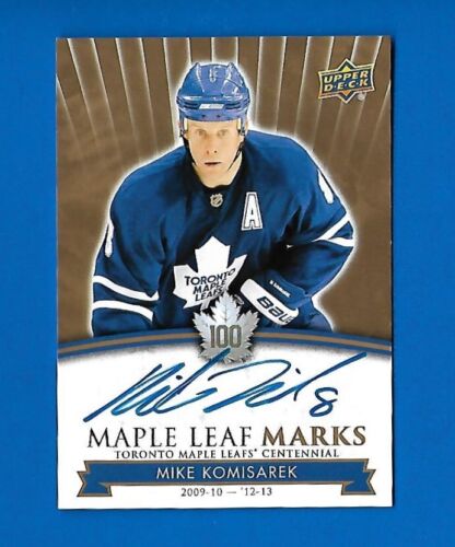 2017-18 TORONTO MAPLE LEAFS CENTENNIAL LEAF MARKS AUTOGRAPH & AKA CARD SEE LIST - Picture 48 of 91