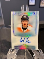 Joel Farabee 2019-2020 UD The Cup Enshrinements Auto #48/99 Rookie- Calgary/Phil