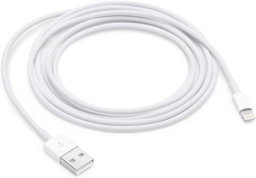 Apple 2m Lightning to USB Charge Sync Cable - White *Genuine Apple, Brand New - Zdjęcie 2 z 8