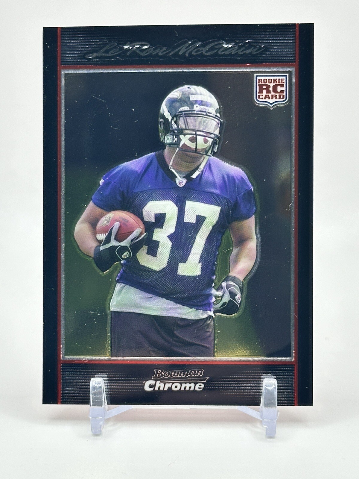 2007 Bowman Chrome Le'Ron McClain #BC44 Rookie RC