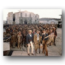 Laurence Harvey Richard Widmark John Wayne Photo 8x10 The Alamo Film Set 1960