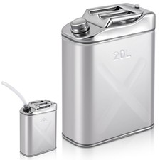 1 Pcs 5 Gallon Stainless Cooking Oil Storage Can Commercial 304 Food Safety