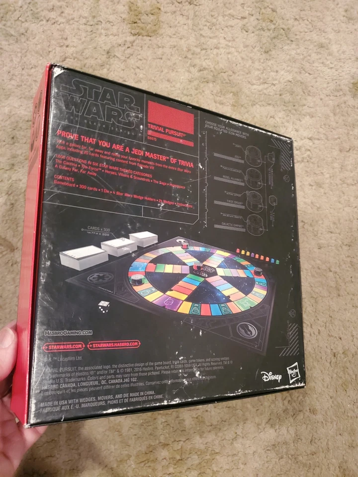 Hasbro Trivial Pursuit Star Wars The Black Series Edition Juego de Mesa Foto 2 de 3