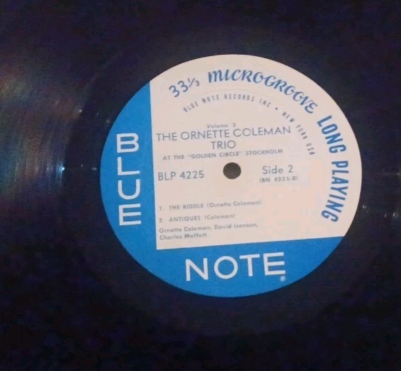Ornette Coleman Trio•@ Golden Circle Stockholm Vol.2 (VG+) ◇Ear