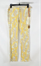 NWT DA-NANG 100 WASHABLE SILK SURPLUS CAMO PANTS XS