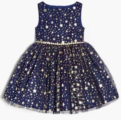Mia & Mimi Tutu Formal Party Dress Sleeveless Sparkle Stars Navy Blue NEW NWT 2T