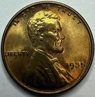 1935 Uncirculated Lincoln Wheat Cent COLOR Exact Coin Imaged #LWC985