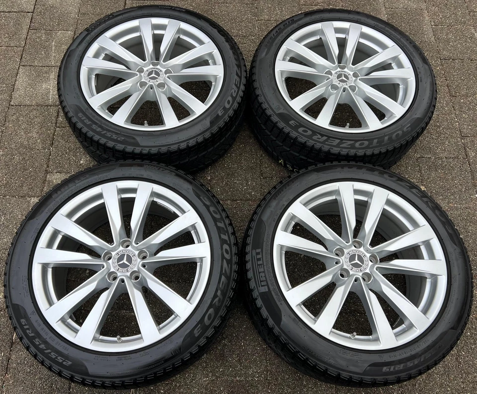 4 ORIGINAL 19" ALU WINTERRÄDER MERCEDES S-KLASSE W223 A2234013100 255/45R19 104V - Bild 2 von 4