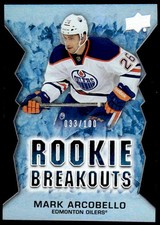 2013-14 Upper Deck Rookie Breakouts Mark Arcobello 033/100 #RB23
