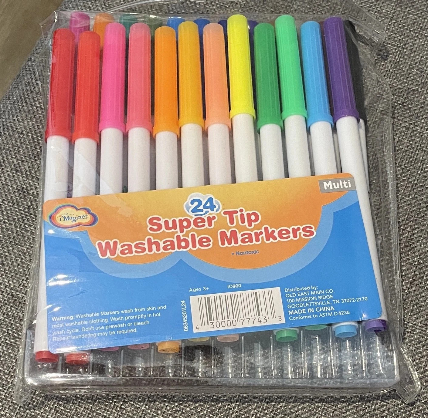 Sharpie permanent markers, Expo dry erase markers, PaperMate