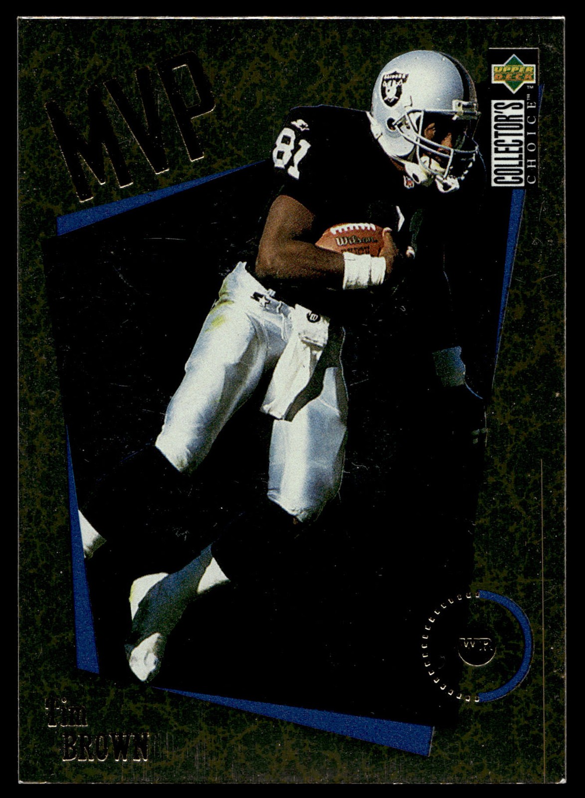1996 Collector's Choice #M33 Tim Brown MVPs Gold