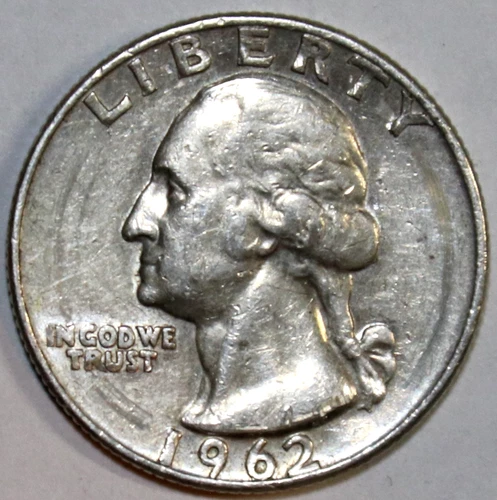 1962-D Washington Quarter - 90% Silver - Extra Fine - #1914EA