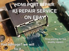 Xbox Series X/S HDMI Port Repair Service – Ripped Pads/No Video/ No Signal Fixed