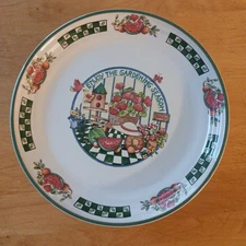 International Tableworks Gardening Theme 1995 Salad Plate 8” Set Of 8 No Chips