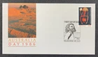 1986 Australia Day FDC First Day Cover National Melbourne Pictorial Postmark