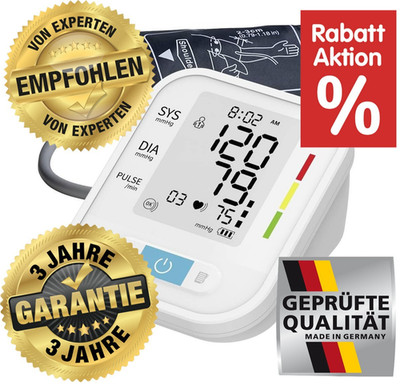 Blutdruckmessgerät Oberarm Medisana VON EXPERTEN EMPFOHLEN sofort lieferbar
