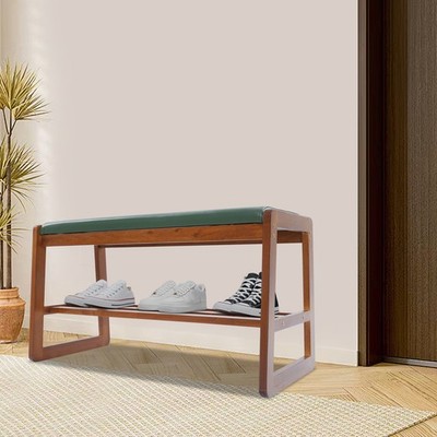 Shoe Storage Bench Entryway Shoe Rack Shoe Bench With Cushion For Living Rooms..