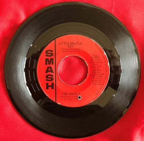 6-Beatles novelty 45's, Angels, Lil Waly, Bill Clifton, Christine Hunter, Angie