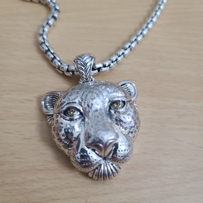 John Hardy JAI Sterling Silver Leopard 94g 20