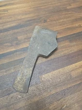 E23- Antique Hand Forged Post Hole Mortise Axe Head - C. BERRY Ono Pa 5 lb