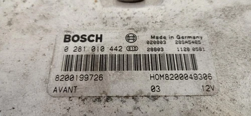 8200199726 Centralina Motore per RENAULT MEGANE I BERL./ BERL. CON PORTÓN 92609 - Foto 3 di 3