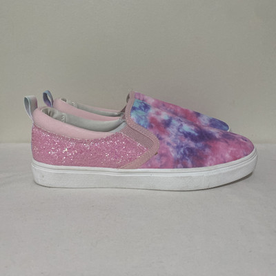 So Tie Dye Girls Articpastel Slip On Size 4 Med Shoe Memory Foam