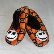 Nightmare Before Christmas Fuzzy Babba Slipper Socks Size 7-9 1/2