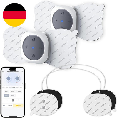 Comfytemp Tens-Physikalischer Stimulator, Kabellos, Zwei Geräte, Mit 30 Betriebs