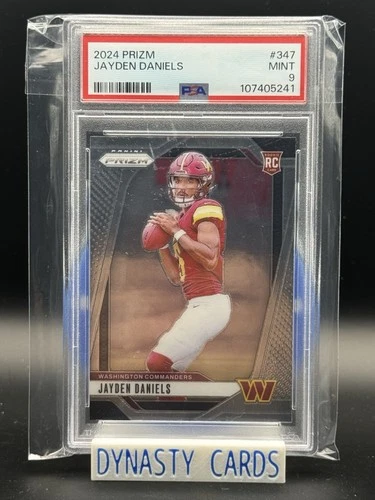 2024 Panini Prizm Jayden Daniels #347 (RC) PSA 9