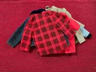 VINTAGE BARBIE KEN OUTFIT "LOT OF 7 JACKETS & SHIRTS" FOR KEN LIL TLC